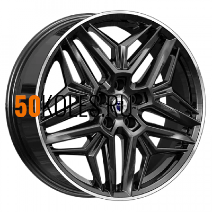 7x19/5x108 ET33 D60.1 Колумб (КС1038) Алмаз черный K&K