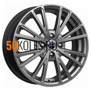6x16/4x98 ET35 D58.5 Меандр (КС879) Дарк платинум K&K
