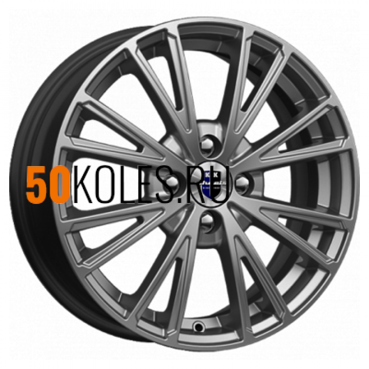 6x16/4x98 ET35 D58.5 Меандр (КС879) Дарк платинум K&K