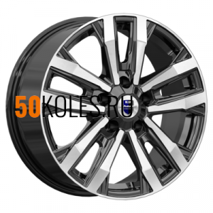 8x18/5x130 ET56 D71,6 Мичиган (КС1107) Алмаз черный K&K