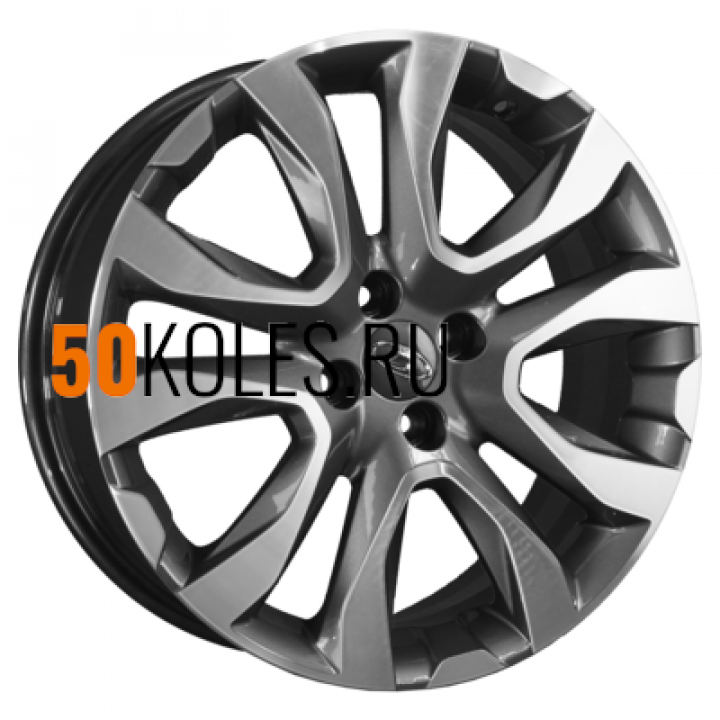 7x17/4x100 ET43 D60.15 Протон (X-Ray Cross) (КС769) Антрацит-алмаз (78236) K&K