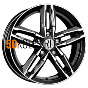 6x16/5x110 ET45 D63.35 Sayan (КС731M) Алмаз черный K&K