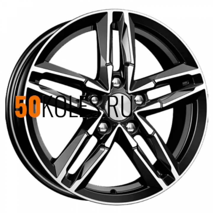 6x16/5x110 ET45 D63.35 Sayan (КС731M) Алмаз черный K&K