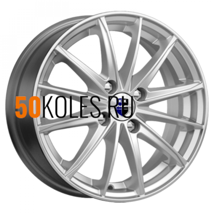 7x17/4x100 ET38 D67.1 Солар (КС875) Сильвер