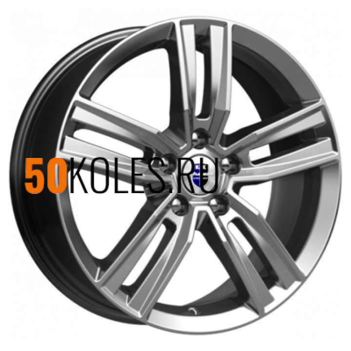 7x18/5x114.3 ET50 D67.1 Танаис-оригинал (КС750) Дарк платинум K&K