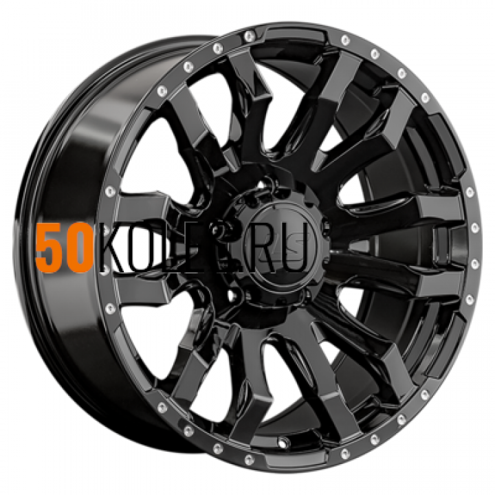 9x20/5x150 ET25 D110.5 1294 BK (конус. Колпак+лого) LS