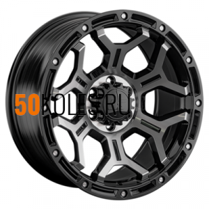 9x18/6x114.3 ET25 D67.1 RC68 BKF (конус. Колпак+лого) LS FlowForming