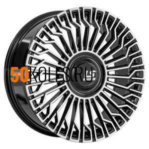 9x22/6x139,7 ET45 D95,1 RC99 BKF (конус, Колпак+лого) LS FlowForming