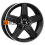 8x18/5x112 ET33 D66.6 Lewis Gloss Black Mirror Ring MAK