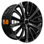 8.5x18/5x112 ET30 D66.6 5241 Gloss Black Machine Face (PDW) PDW