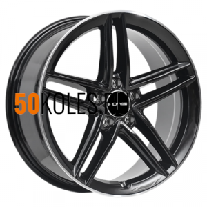 7.5x18/5x112 ET35 D66.56 FF2127 Gloss Black Machine Edge (PDW) PDW
