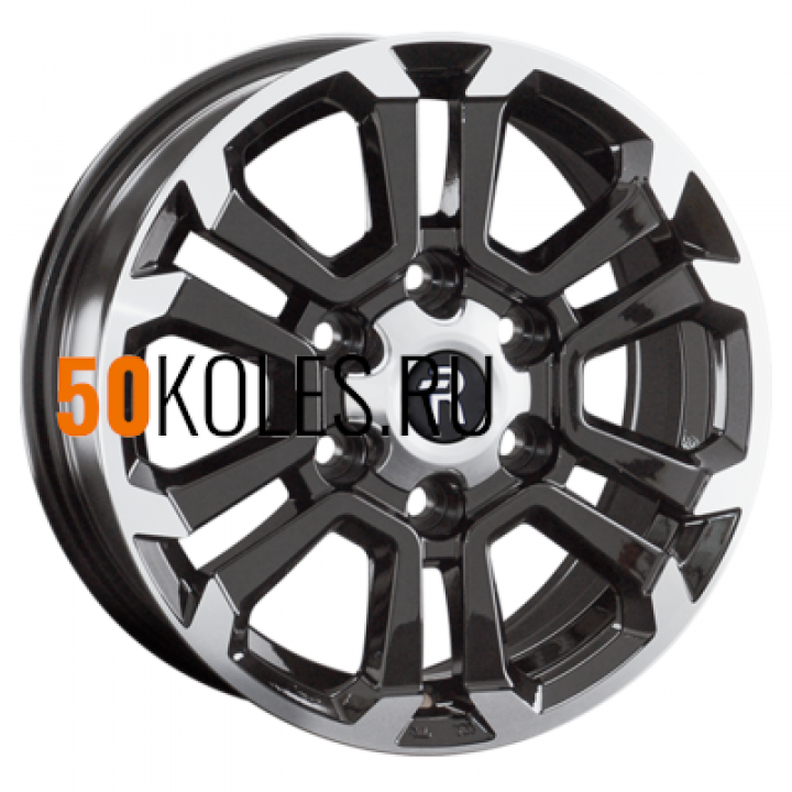7.5x17/6x139.7 ET36 D100.1 TA3 BKF (пш) Replay