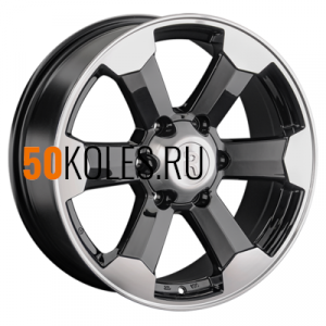 7.5x18/6x139.7 ET25 D106.1 TY69 BKF (пш) Replay