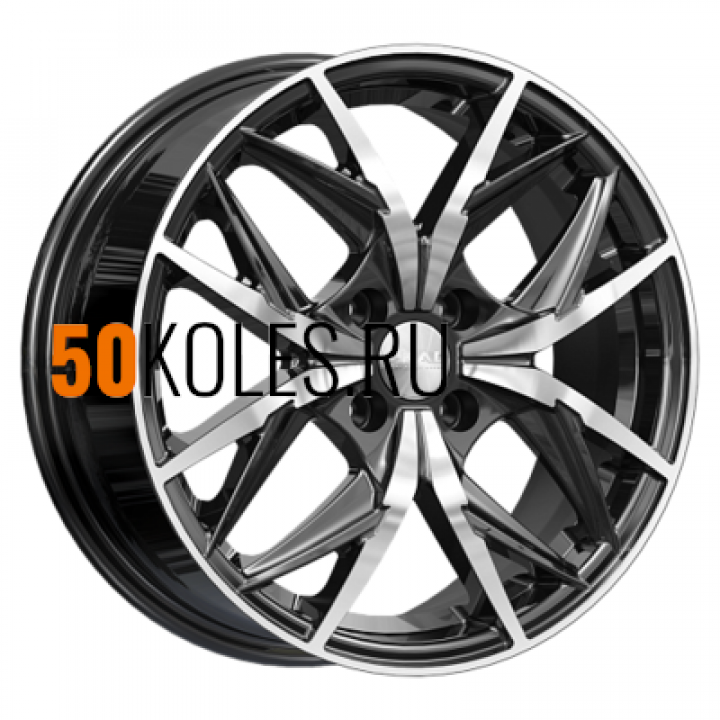 6.5x16/4x100 ET49 D54.1 Асти (КЛ377) Алмаз СКАД