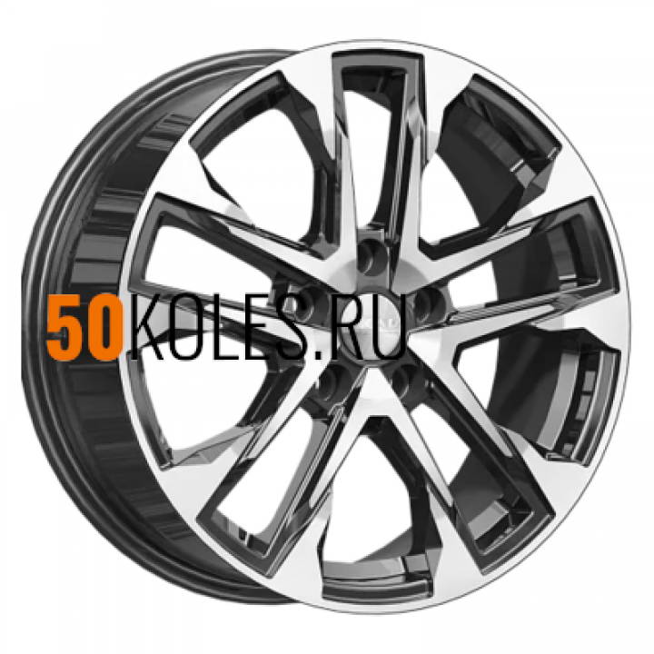 7x17/5x100 ET38 D57.1 Атакор (КЛ376) Алмаз СКАД