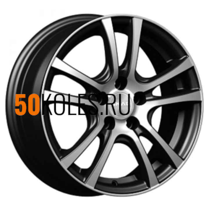 6x15/5x100 ET38 D57.1 Дели графит