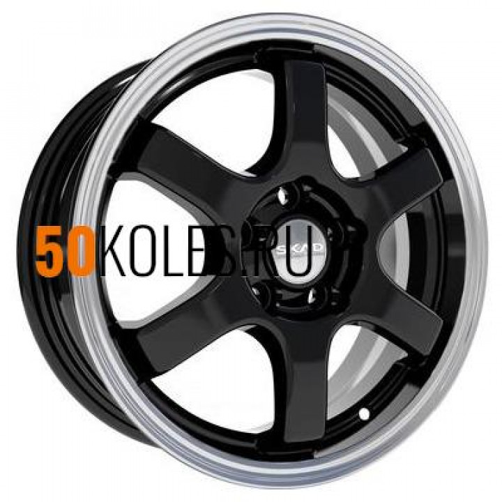 6x15/4x98 ET38 D58.6 Киото (КЛ249) Антрацит-алмаз (АРС 014 black) СКАД